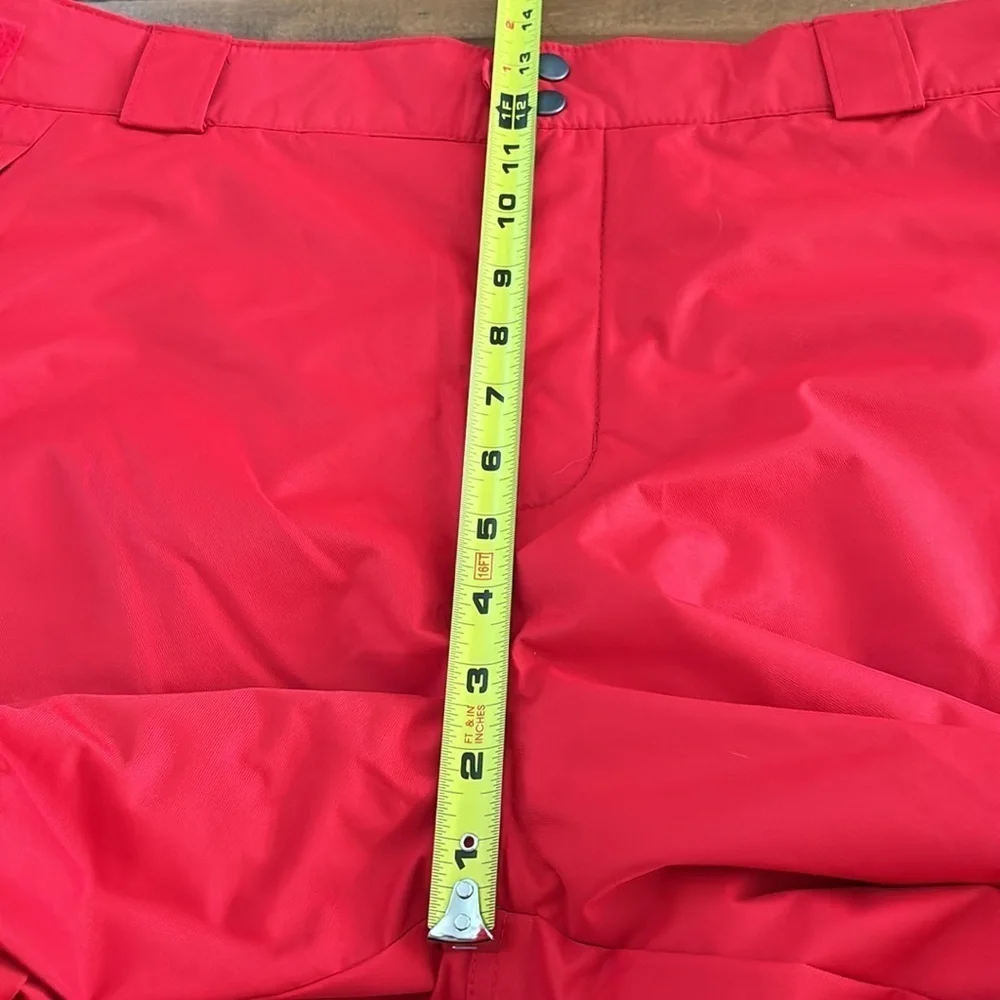 Columbia Omni-tech red ski pants, size XL
